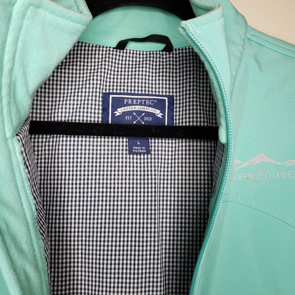 Lauren James Preptec Jacket Aqua Large - Picture 4 of 5